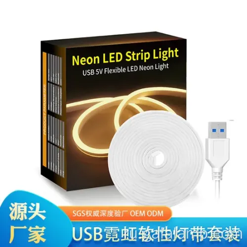 Красочные гибкие силиконовые стриптиз -огни IP67